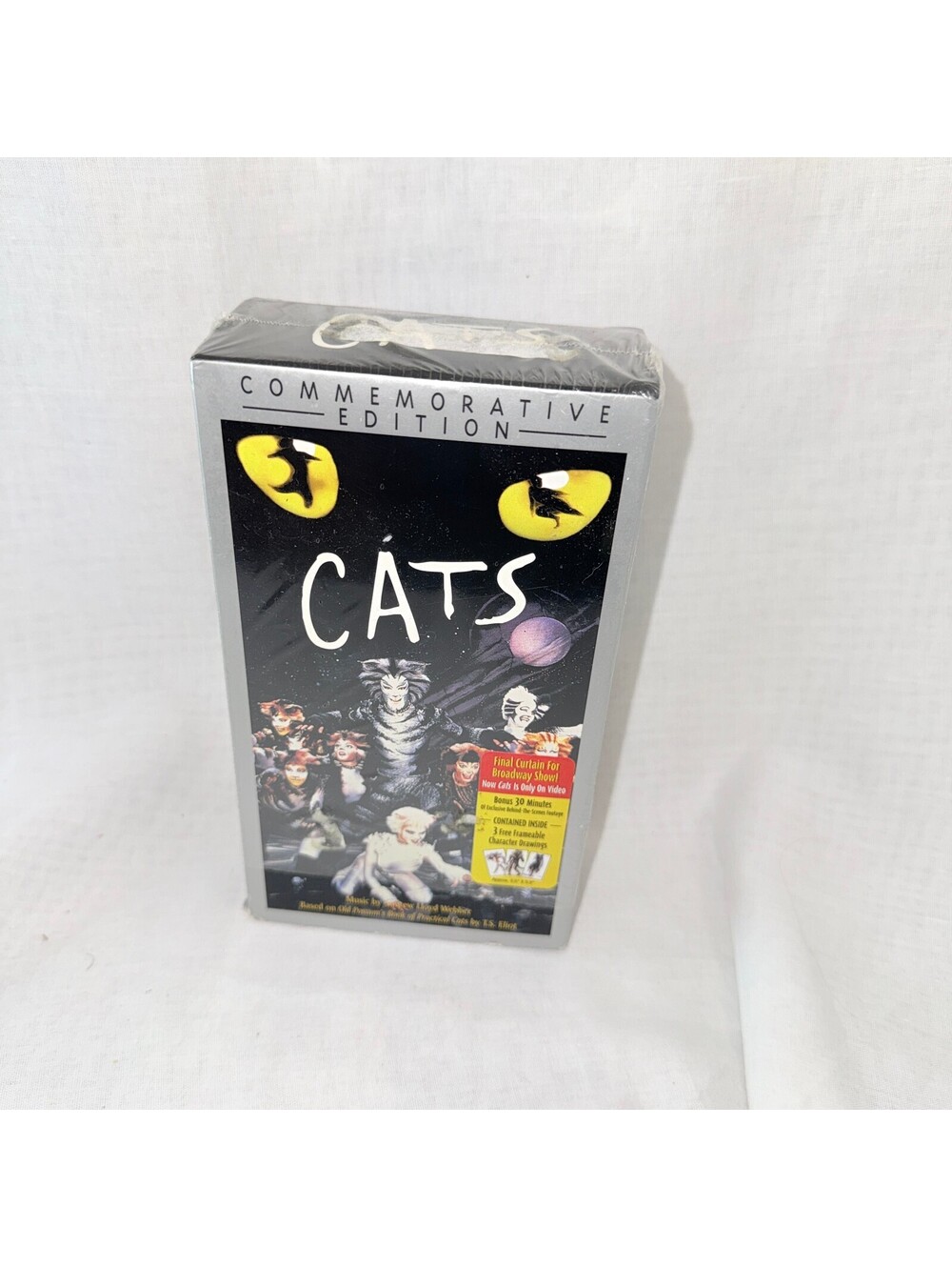 Cats Commemorative Edition 2-VHS Set Andrew Lloyd Webber Musical 2000